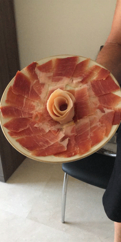 Presentación del jamón